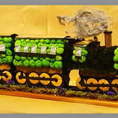 3D Train Funeral tribute